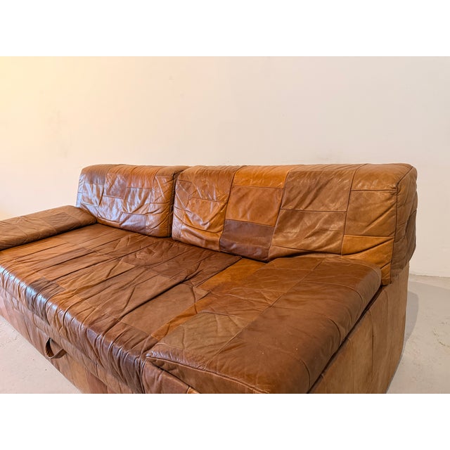 Brown Vintage Daybed Sofa, 1970s For Sale - Image 8 of 9