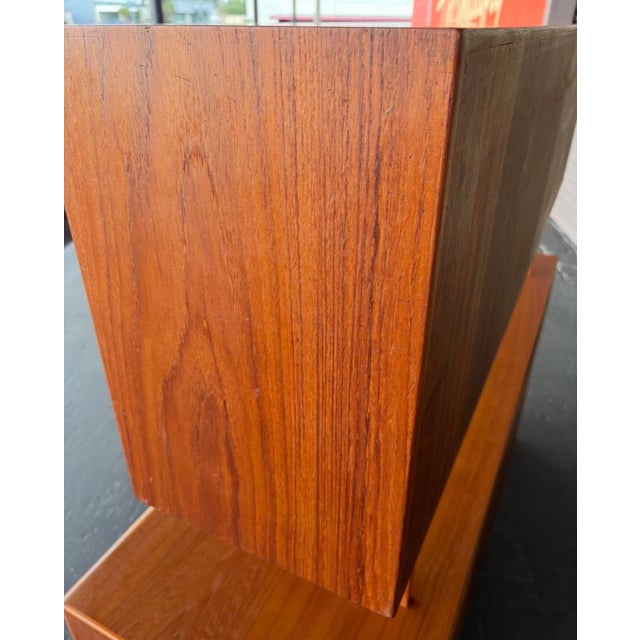 Mid Century Danish Modern Teak Hutch For Sale In Tampa - Image 6 of 18