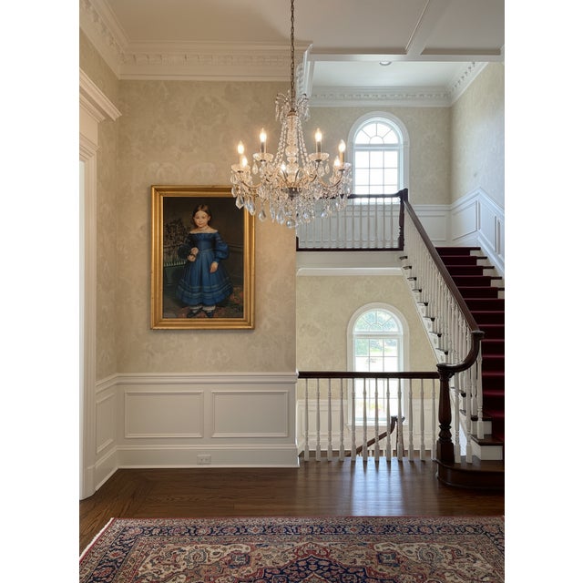 American Robert Peckham Rosa Heywood Folk Art Lithograph j.j. Kormann & Sons Custom Gilded Frame 22x31 Large For Sale - Image 3 of 16