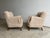 Beige Modern Scandinavian Lounge Chairs in Bouclé and Beech, 1940s, Set of 2 For Sale - Image 8 of 10
