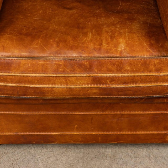 Vintage French Leather Chairs in the style of Roche Bobois, 1970s, Set of 2 For Sale - Image 18 of 18