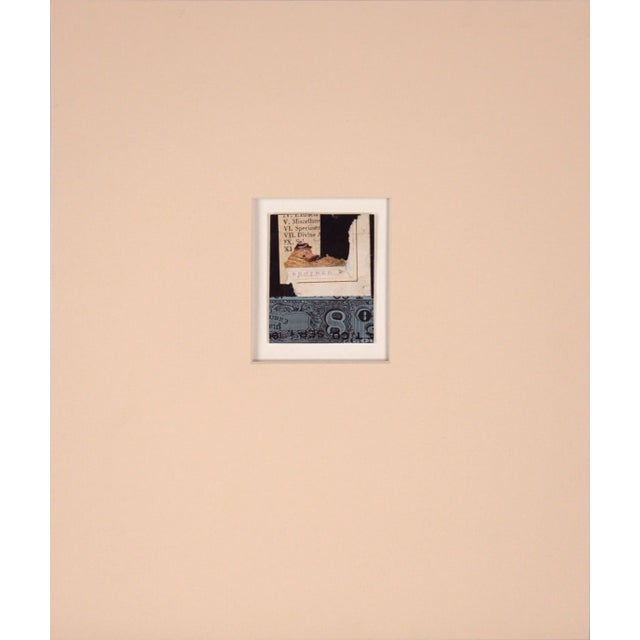 "No. 2169" Contemporary Miniature Collage by Michael Pauker For Sale