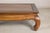 Vintage Chinese Low Kang Two-Tone Elm Coffee Table with Curved Legs For Sale - Image 12 of 18
