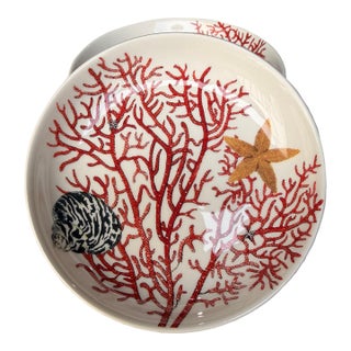 Gien France Small Coastal Dish (Set of 2) For Sale