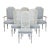 Set of Six French Style Dining Chairs For Sale