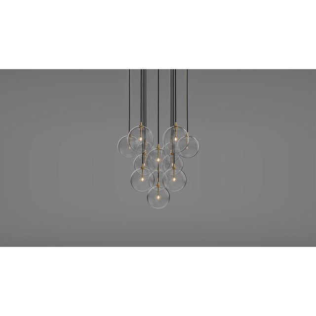 Transparent Cluster 13 Chandelier For Sale - Image 8 of 11
