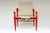 1970s Vintage Red Safari Chair, 1970s For Sale - Image 5 of 13