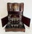A very fine napoleon iii liquor cabinet. box veneered in thuya burl and black wood. Mahogany interior. two rosewood and...