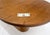Single Pedestal Base Oval racetrack Shape Two Leaves Cerused Oak Dining Table MINT! two leaves 20 inches each 112 inches...