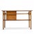 Wood Lane Acclaim Mid Century Walnut Desk For Sale - Image 7 of 12