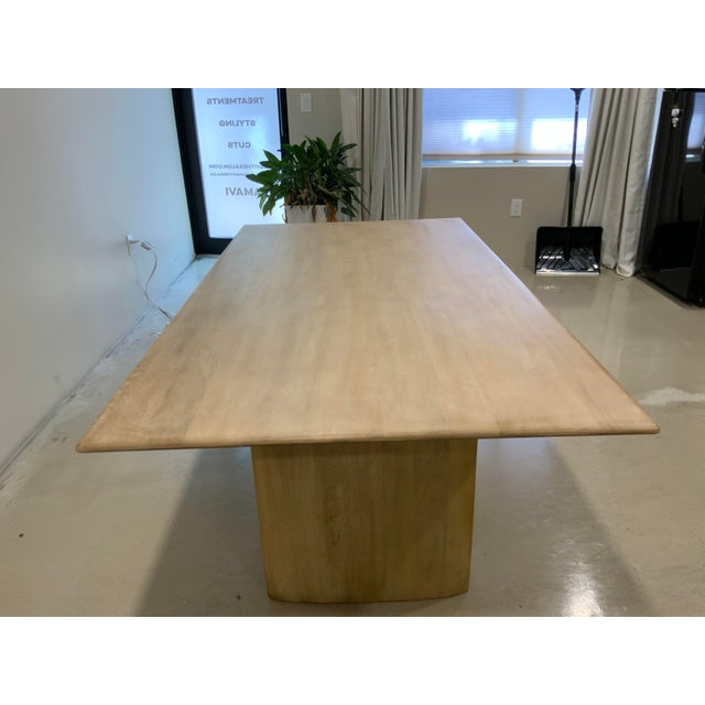 Modern West Elm Anton Solid Wood Dining Table For Sale - Image 3 of 4