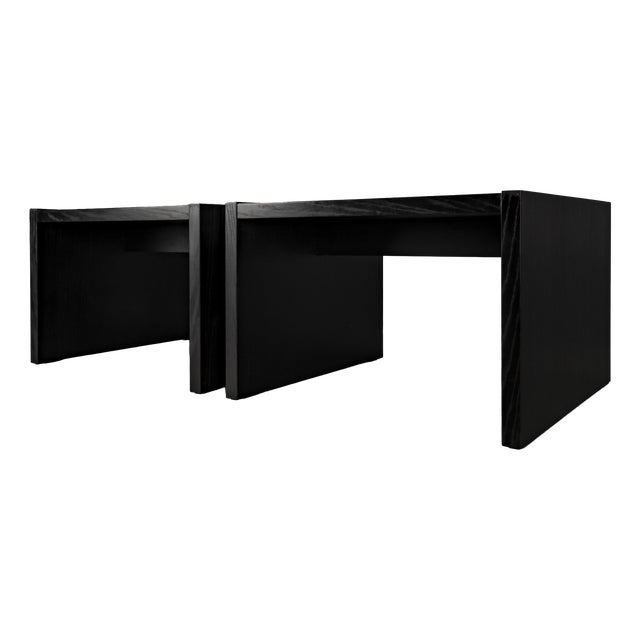 Vintage Coffee Tables in style of Sergio Rodrigues for Oca, 1970s, Set of 2 For Sale
