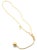 1990s Gurhan Vertigo Yellow Gold Lariat Beaded Spiral Necklace For Sale - Image 9 of 13