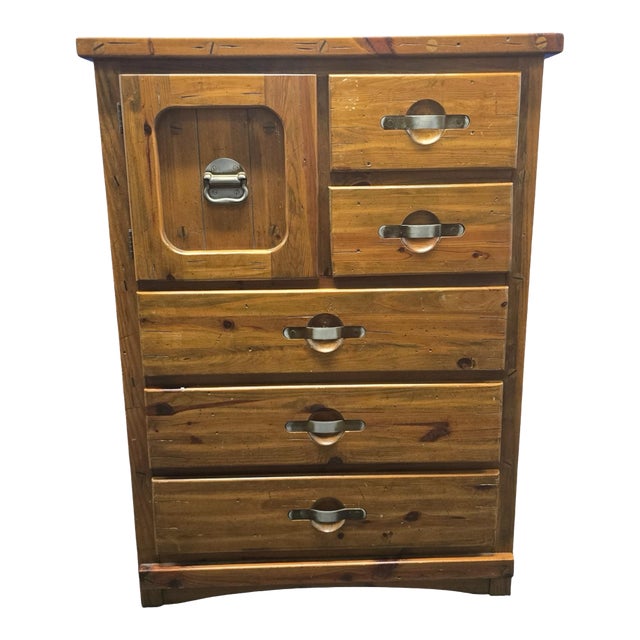 Young-Hinkle “Ship Ahoy” Vintage Nautical Dresser & Nightstand Set, Circa 1970s For Sale