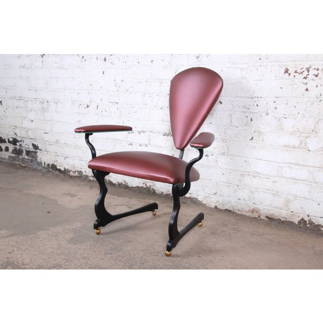 Postmodern Peter Handler Custom Handmade "Pteranodon" Postmodern Desk Chair, 2008 For Sale - Image 3 of 13