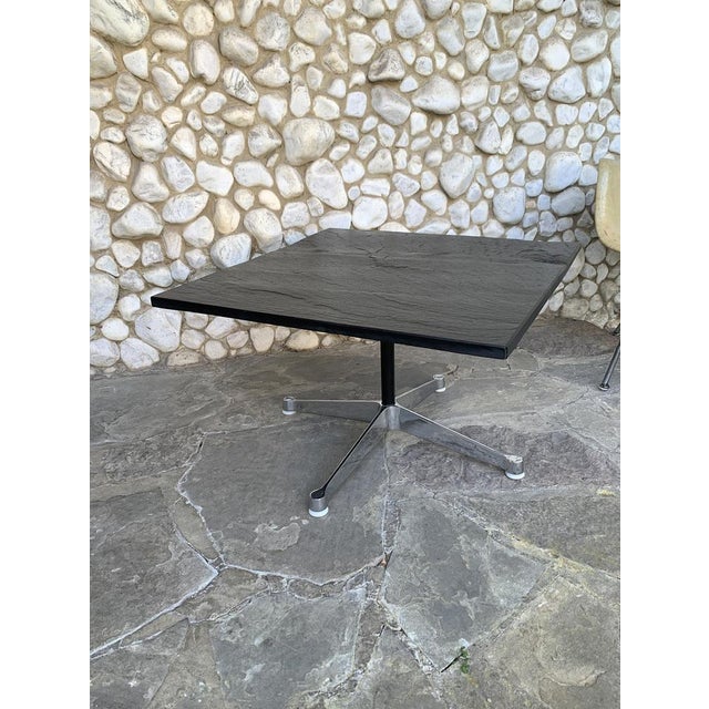 1970s Vintage Coffee Table in Slate by Charles & Ray Eames for Herman Miller, 1960s For Sale - Image 5 of 16