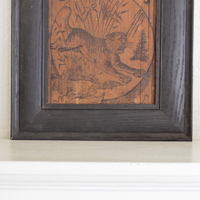 Royal Brand California Raisins With Tiger Wood Crate Panel | 19th C Americana For Sale - Image 4 of 8