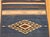 American Vintage Mexican Saltillo Serape Kilim Rug, Flat-Woven Wool Blanket, Royal Blue, 2x2 For Sale - Image 3 of 10