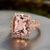 Tourmaline Rubellite Diamond Ring 14k Rose Gold 7.45 TCW Certified, Size 6.5 For Sale - Image 17 of 17