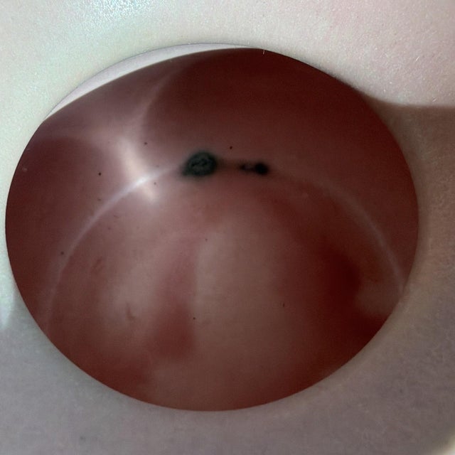 1928 Rookwood Pottery Pink Matte Vase Double Handles Shape 354 Arts & Crafts 3x5 For Sale - Image 10 of 11