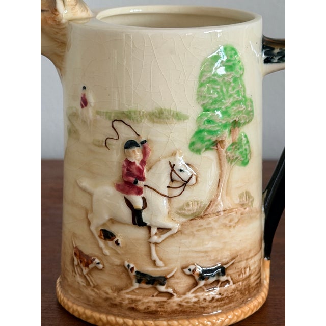 1940s Fox Hunt Pitcher For Sale - Image 5 of 11