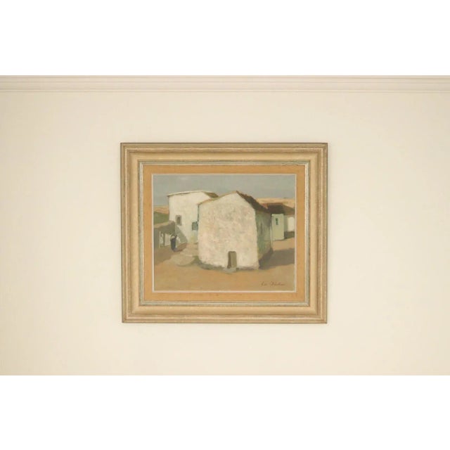 Evert Färhm, Houses, 1960s, Oil on Panel, Framed For Sale - Image 11 of 11