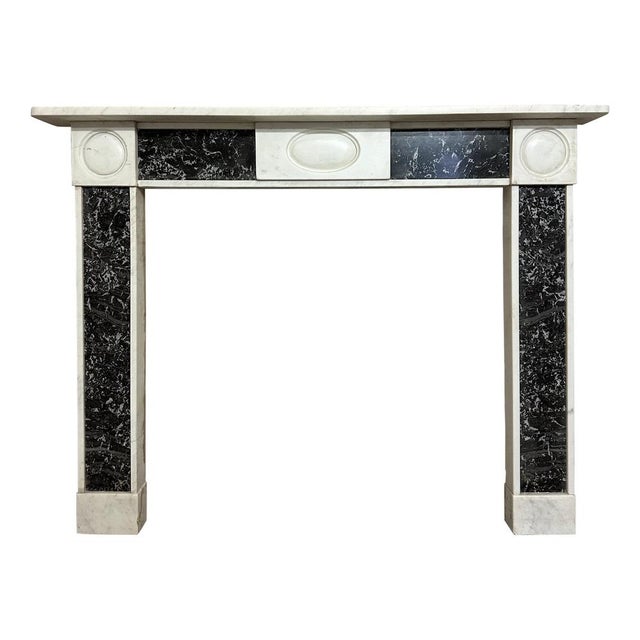 Antique English Regency Marble Fireplace Mantel, 1820 For Sale - Image 9 of 9