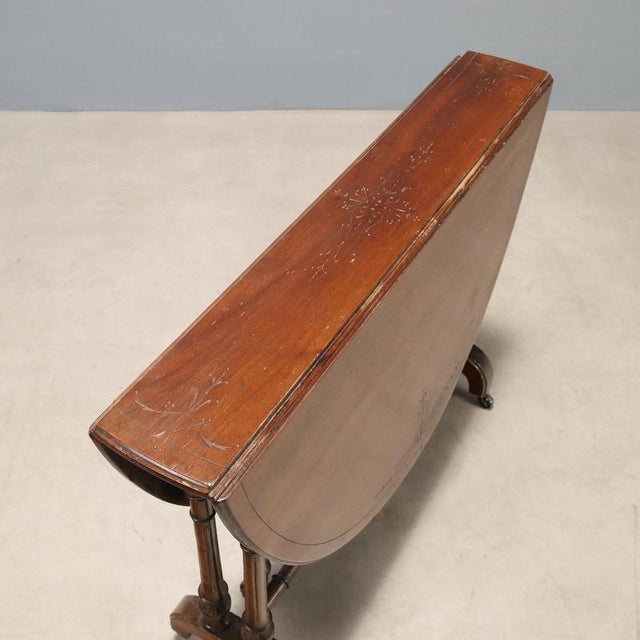 19th Century Mahogany Side Table For Sale - Image 6 of 9