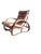 Vintage Bamboo and Leather Chair, 1970s For Sale - Image 9 of 17