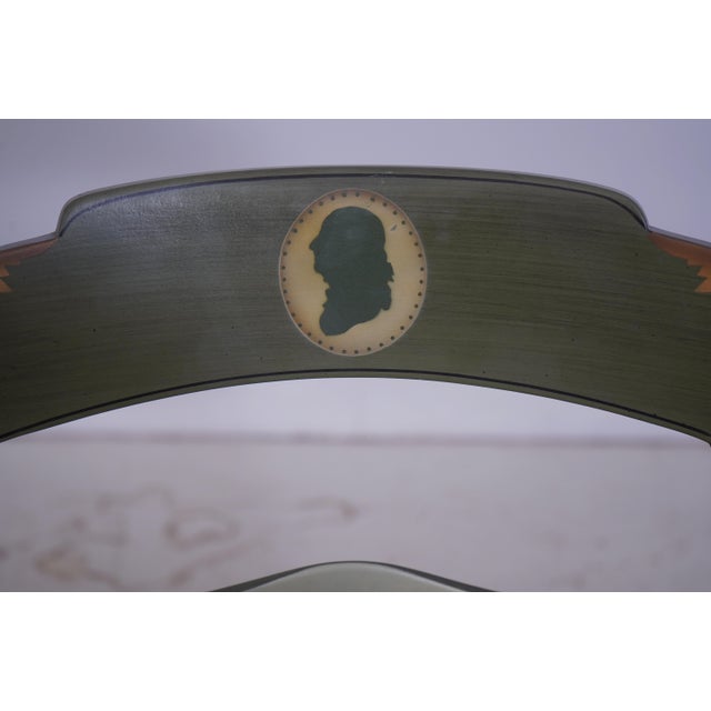 1970s Hitchcock the Adams Old House Bicentennial Edition Cane Seat Side Chair For Sale - Image 5 of 18