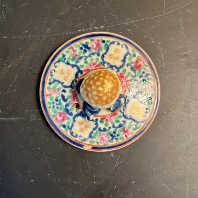 Early 20th Century Vintage Famille Rose Chinese Teapot For Sale - Image 5 of 9