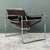 Vintage Chrome and Leather Lounge Chair After Wassily For Sale - Image 9 of 12
