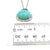 Persian Turquoise Sapphire Diamond Necklace 17" 14k WG 19.03 TCW Certified For Sale - Image 13 of 15