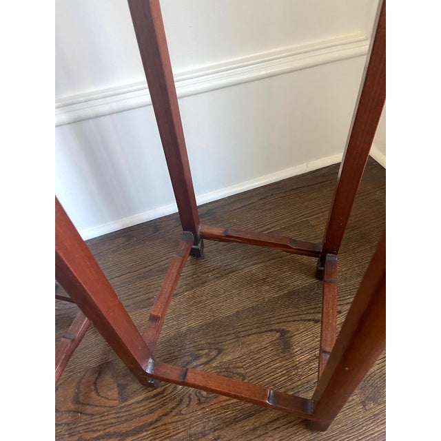 Pair of Antique Chinese Wood Stands Pedestal Tables For Sale - Image 15 of 17