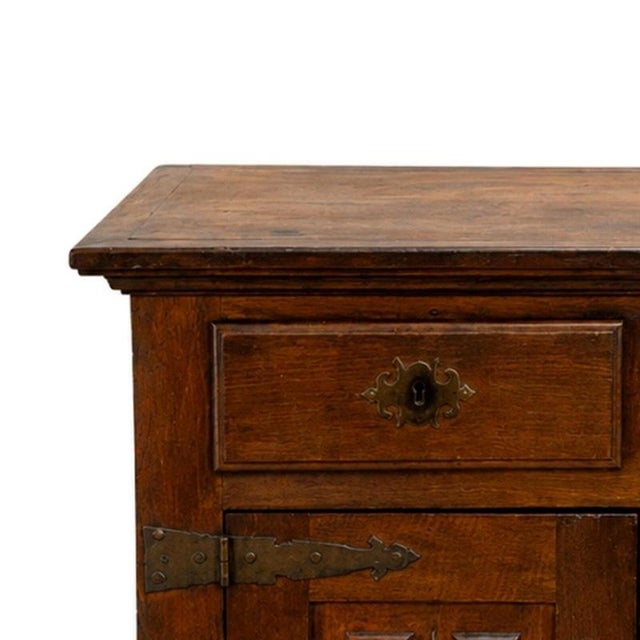 Furniture - Rustic cabinet. 20th-century Portuguese; made of chestnut wood; with two drawers; two doors and an interior...