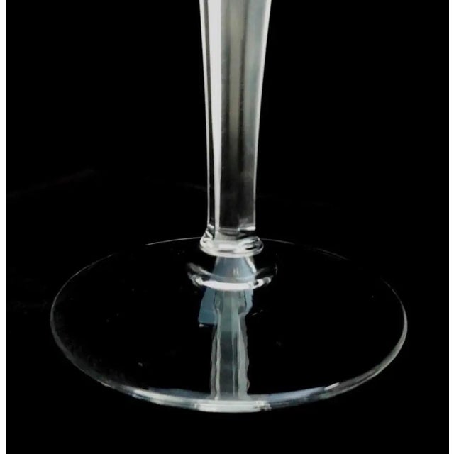 Traditional Queen Elizabeth II Rare Monogrammed Moser Splendid Goblet a Gift From the Czech Republic on the Occasion of Her Wedding in 1947. 8” Tall. For Sale - Image 3 of 7