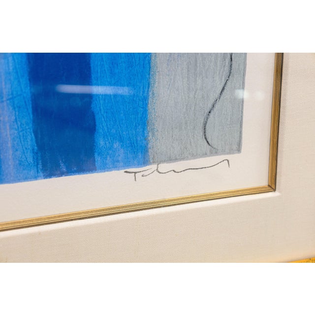 Paper Itzchak Tarkay Le Fiance Signed 1990 Signed Color Serigraph on Paper 235/350 For Sale - Image 7 of 8