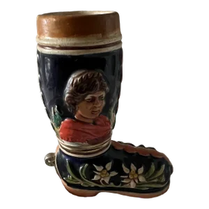Vintage Miniature German Boot Stein