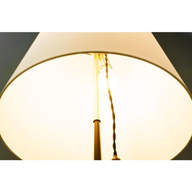 Floor Lamp with Fabric Shade by J. T. Kalmar, Vienna, Austria, 1950s For Sale - Image 17 of 18