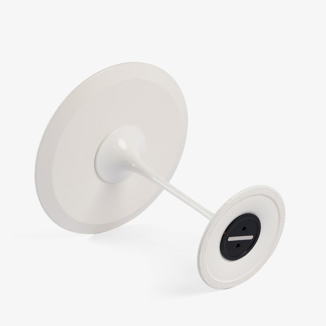 2000 - 2009 Saarinen 20" Tulip Pedestal Side Table in White Laminate For Sale - Image 5 of 8