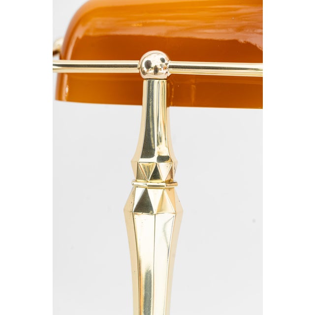 Banker Table Lamp with Glass Shade, Vienna, 1920s For Sale - Image 12 of 18