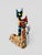Polychrome Ceramic Cats Figure by Otello Rosa for San Polo, Venezia, 1950s For Sale - Image 4 of 6