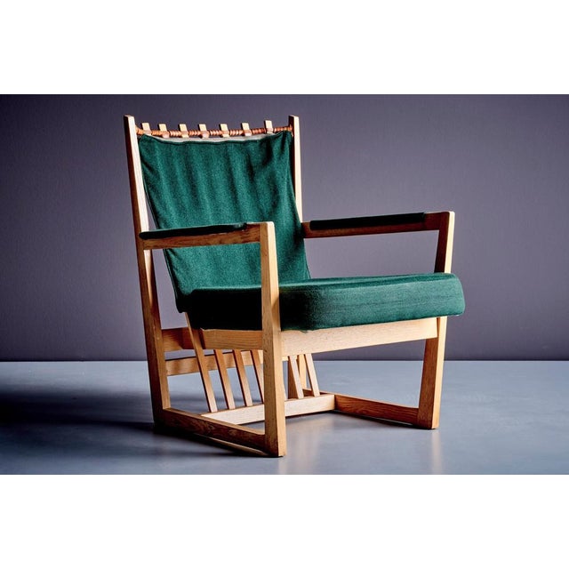 A rare prototype easy chair designed by Albert Haberer in the 1950s, Germany. Only three of these chairs were ever...
