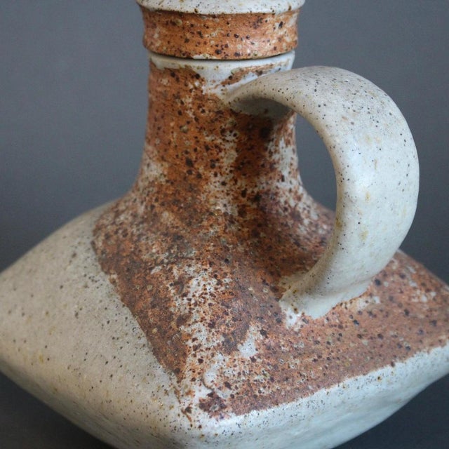 Vintage Italian Ceramic Bottle by Bruno Gambone, 1980s For Sale - Image 9 of 12
