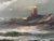 Textile 1950s Jose Luis Campuzano Oil on Canvas Large Seascape Painting For Sale - Image 7 of 9