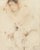 A delicate and atmospheric watercolor by Richard Jerzy depicting a seated female nude rendered with remarkable restraint...