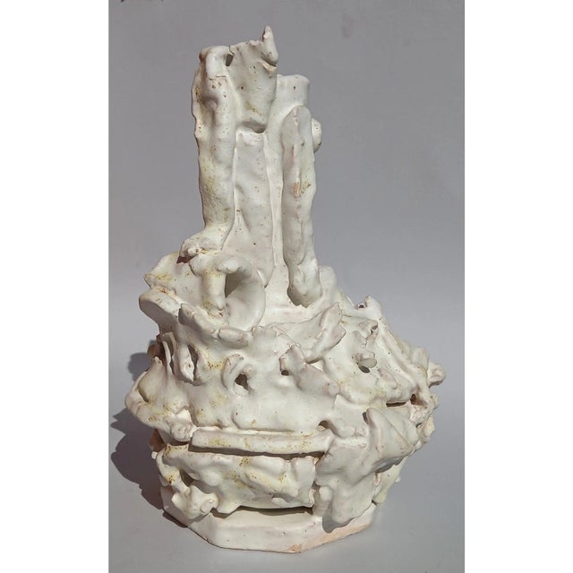 A unique sculptural ceramic vase by Diane Grant, 'La Demoiselle d’Avignon' draws inspiration from nineteenth-century...