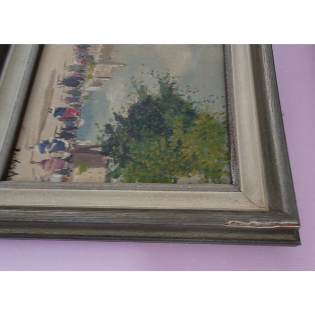 Antal Berkes, Impressionist Scenes, 1890s-1910s, Oil on Canvases, Set of 2 For Sale - Image 12 of 17