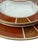 Japanese 1970s Sango Cumberland Japanese Paprika & Gold Porcelain Dinnerware 15 Pieces For Sale - Image 3 of 8