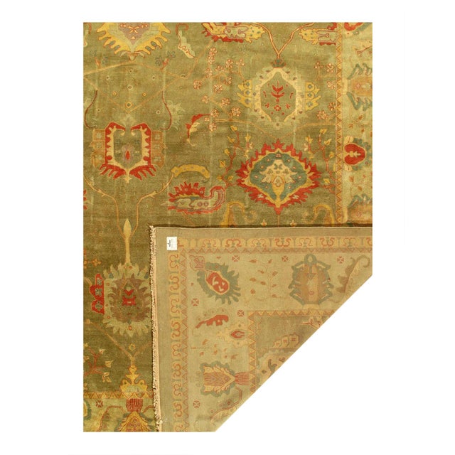 Traditional Pasargad DC Fine Hand Knotted Persian Sultanabad Design Rug For Sale - Image 3 of 3